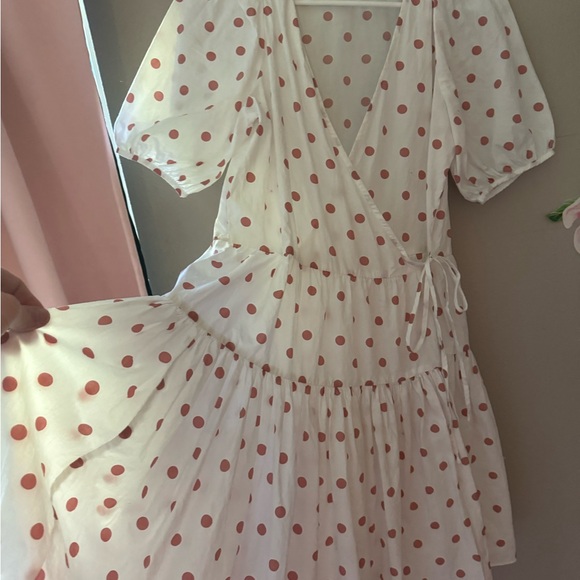J.Crew polka dot women’s wrap dress baby doll style XXS - Picture 4 of 8